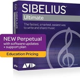 Sibelius-Ultimate Educational Digital Version Perpetual License EDU with 1-Year Update and Support P